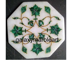 Taj Mahal inlay work tile oct 4" TP-402